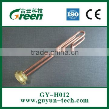 Silver or nickel plating around copper Immersion water heater element