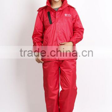customized raincoat high visible reflective tape wateproof breathable raincoat rainsuit with pant