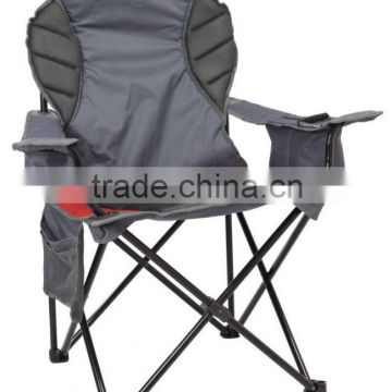 Folding Iron Chair with Armrest