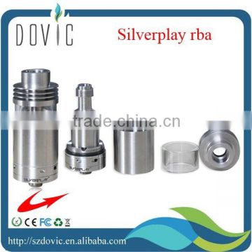 Top selling rda silverplay rda 1:1 clone silverplay atomizer best quality silverplay for sale
