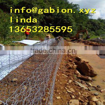 galfan gabion cage 3*2*1m-flood control