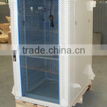 FY-EMS luxury toughened glass network cabinet