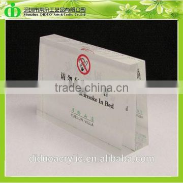DDB-0085 Trade Assurance Chinese Factory Wholesale Engraved No Smoking Sign