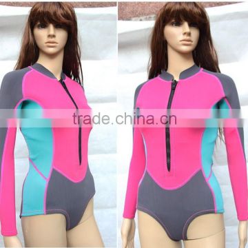 2015 fashion and top design customize wetsuits for women plus size in stock