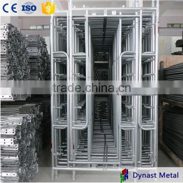 Q235 ladder tubular steel frame scaffolding