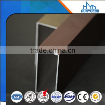 Anodized standard aluminum profiles from China