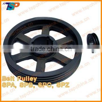 Cast iron,Ductile Iron V Belt Pulley,taper bush pulley(SPA, SPB, SPC, SPZ)