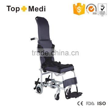 Cerebral Palsy Reclining Steel Manual Wheelchair for Adults/Silla de ruedas para los adultos de cerebral paralisis