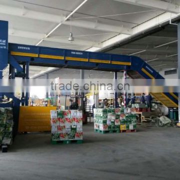 Automatic waste paper and waste cardboard carton recycle press baler