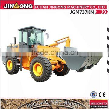 mini tractors JGM737KN 3T electric wheel loader puming machine
