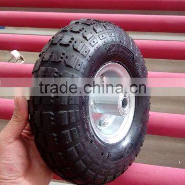 10'' good quality wheel 4.10/3.50-4 for garden cart and wheelbarrow