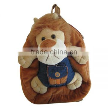 Stuffed animals bags kids child plush lion backpacks animal shaped backpacks