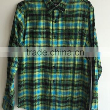 Men's Brushed Flannel Shirt , 2017 new style