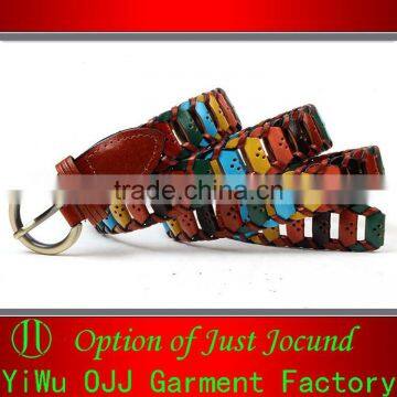 Womens Fashion Colorful Retro Belt Nostalgic Classic Leather Belts