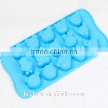 Wholesale DIY 3D 12 zodiac shape silicone chocolate mould,soap mold,diy cake mould