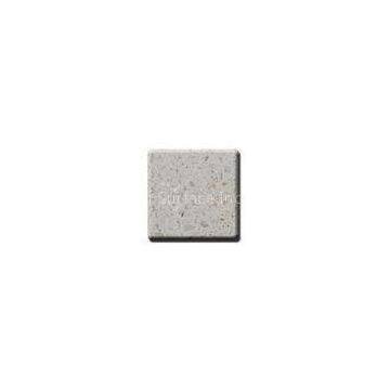 Non - Radioactive Seamless Cream Acrylic Solid Surface Stone Tiles for Bathroom Kitchen /