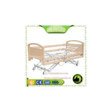 MDK-802  Luxuious high quality Wooden panels 5-function electric home hospital beds electric homecare bed