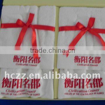 100% cotton embroidery gift towel