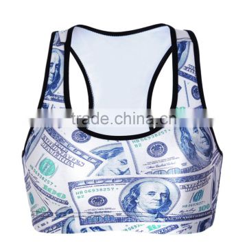 2015 Oeko Comfortable Quick Dry Breathable for women fitness wear Lady's Sports Bra S131-69