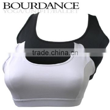 Adult sport bra with cross back