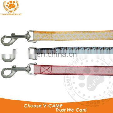 Colorful nylon dog leash