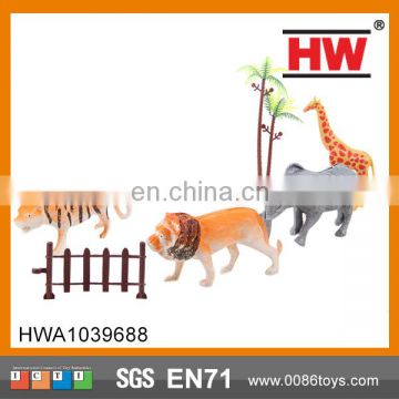 (Cheetah elephant giraffe lion) Cheap Wild World Plastic Animal Toys For Kids