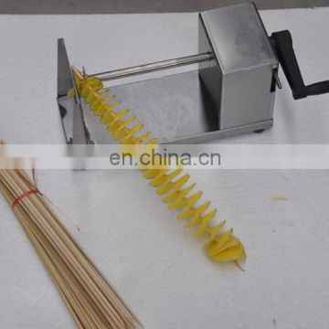 High Quality Best Price twisted potato chips cutting machine price/commercial potato chips spiral cutter