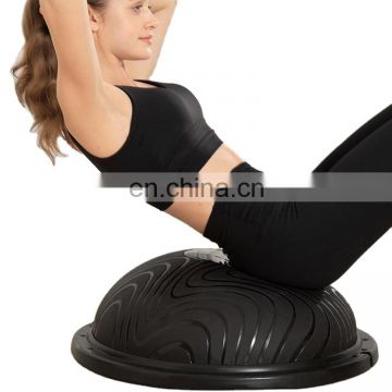 Hampool Wholesale Training Pvc Gym Fitness Anti Burst Exercise Yoga Half Ball
