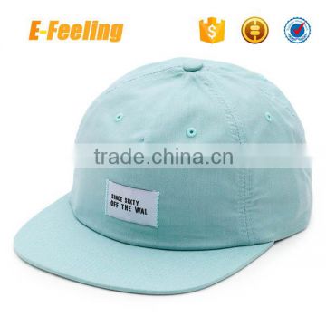 Wholesale Custom 5 Panel Short Brim Snapback Hat