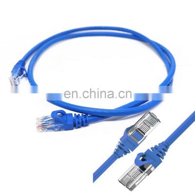 lan waterproof cat 5e cat 6 flat round patch cable cords