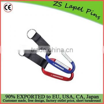 Custom Promotion Gift Carabiner Key Ring Keychain
