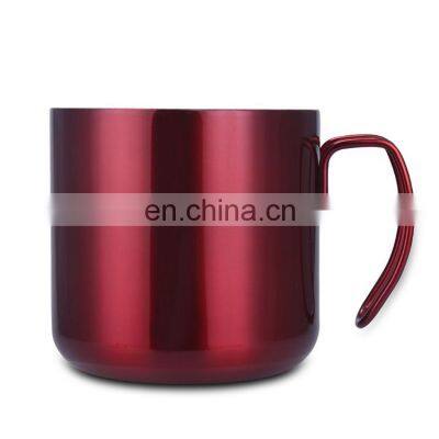 Classic 350ml insulated stainless steel coffee mug for camping