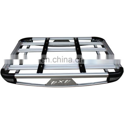 Auto Accessories 4x4 Universal Aluminum Car Roof Luggage Top Rack Cargo Carrier Basket For Universal