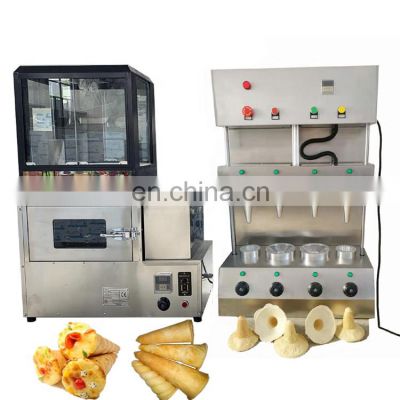 2021 Grande Firm Structure Customized Moulds Factory Price Stainless Steel Cone Machine Sweet Pizza Cone Production Line