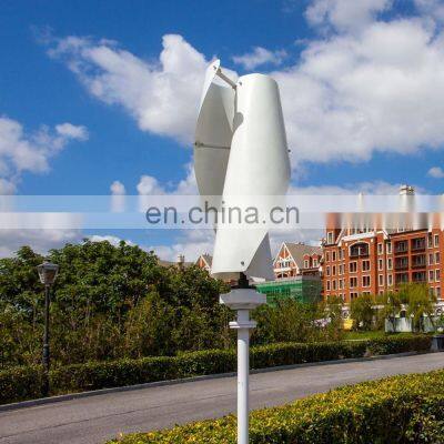 R&X CE On Grid Noiseless 2kw Vertical Axis Maglev Sprial Wind Turbine Generator for Home Use