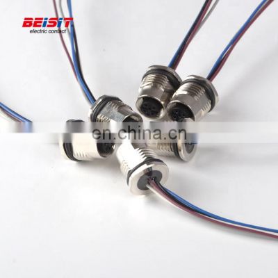 Metric cable waterproof M12 connector