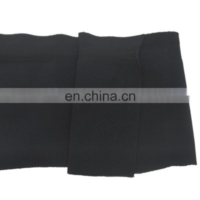 Most soft plain knit rib garment accessories cuff rib jacket 1x1 polyester