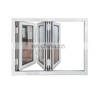 Thermal break aluminum alloy folding windows good insulation and sound insulation
