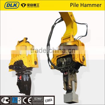 Excavator accessories hydraulic vibratory pile driver for 20tons excavator