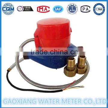DN15mm Remote reading wet dail hot/cold water meter