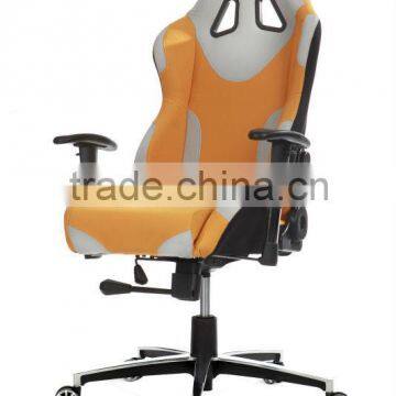 AKRACING new design yellow metal frame reclining swivel office chair