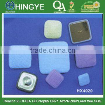 Square Shape Fabric Covered Button - F1415