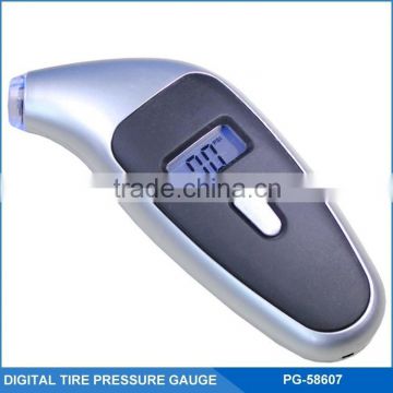 Professional Digital Tire Air Pressure Gauge,LCD Blue Backlit