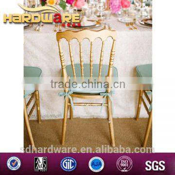 french style wedding chair/crytal banquet chair seat PU cushions