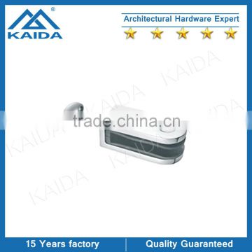 Stainless steel glass support bracket for round tube