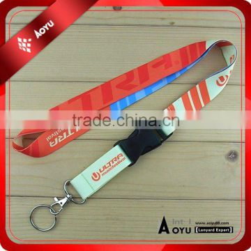 fashion colorful neck lanyard with sublimation printing for festival