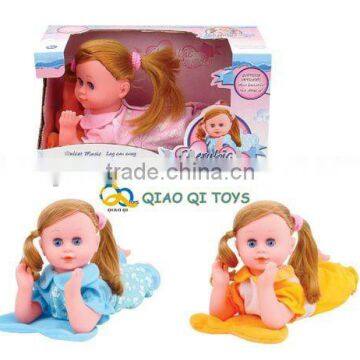 10 inch electric singing girl baby doll