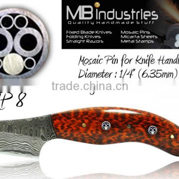Mosaic Pins for Knife Handles MP8 (1/4") 6.35mm