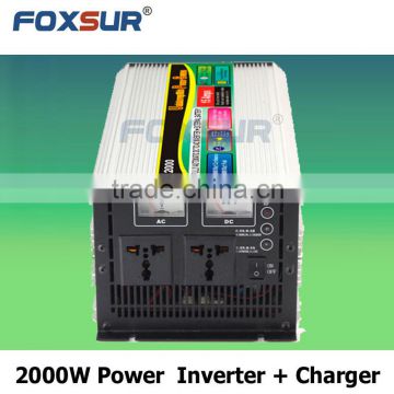 2000W battery and output voltage indication 24V 230V UPS Modified Sine Wave Power Inverter with smart Battery Charger Home use