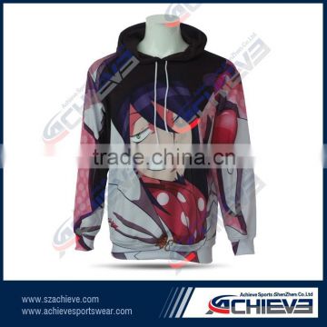 oem Fleecing plain pullover sweatshirts with collar Custom Printed Hoodies